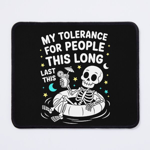 Item preview, MY TOLERANCE FOR PEOPLE THIS LONG LAST THIS designed and sold by jkrphoto.