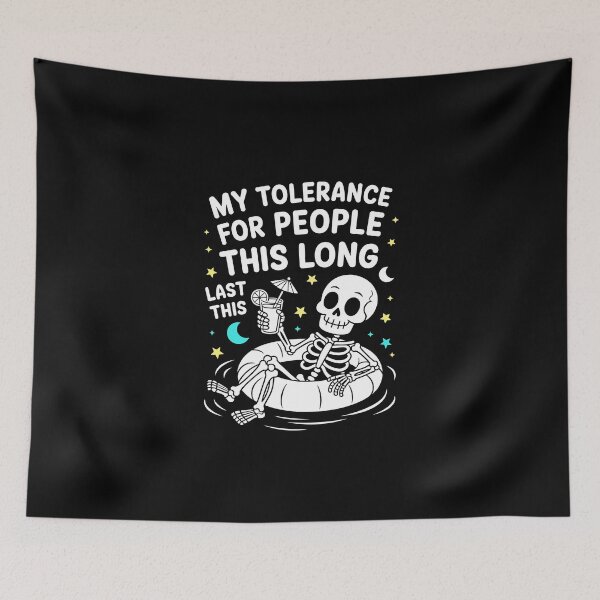 Item preview, MY TOLERANCE FOR PEOPLE THIS LONG LAST THIS designed and sold by jkrphoto.