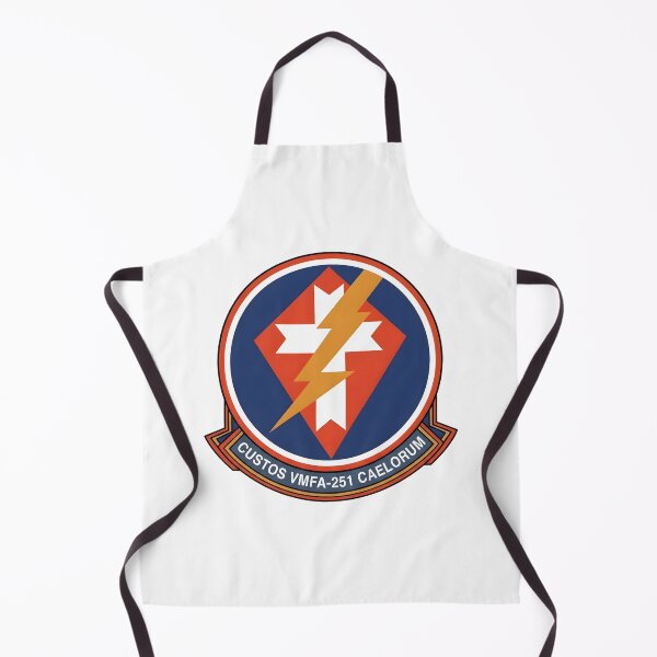 Item preview, US Marine Corps VMFA-251 Thunderbolts Squadron Patch designed and sold by CharlieDesings.