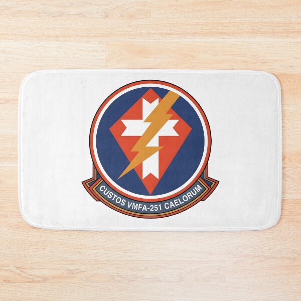 Item preview, US Marine Corps VMFA-251 Thunderbolts Squadron Patch designed and sold by CharlieDesings.