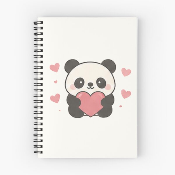 Item preview, Cute Baby Panda Holding Heart Aesthetic designed and sold by Rehnair.