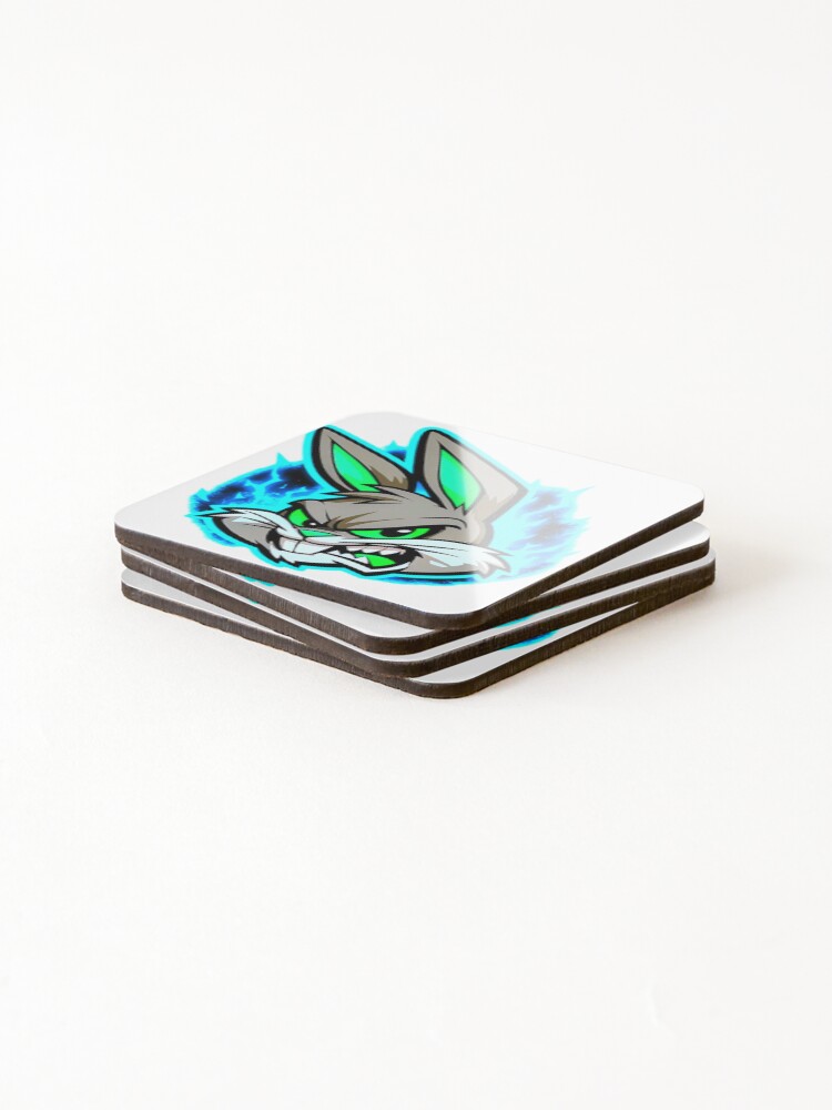 Thumbnail 4 of 5, Coasters (Set of 4), Furious Rabbit designed and sold by Sandroyt.