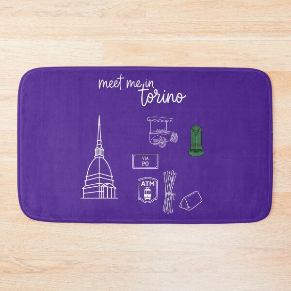 Item preview, Meet Me in Torino - Turin Icons Doodle Art designed and sold by Torinostalgia.