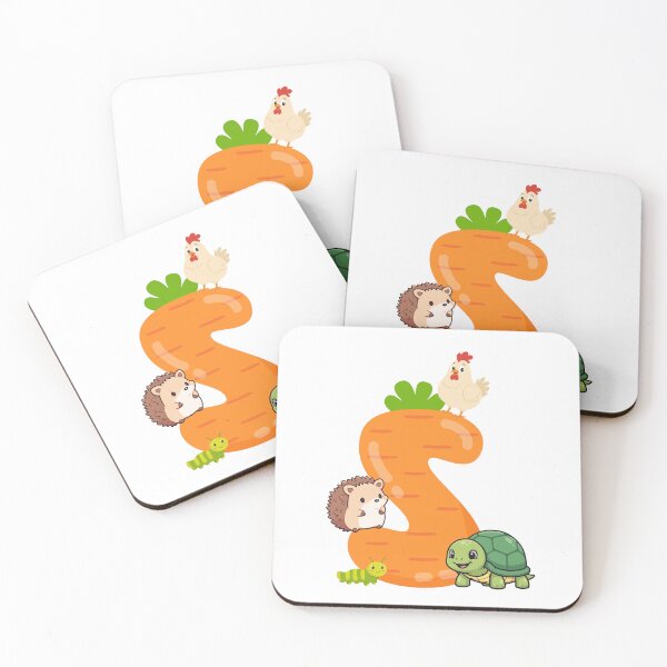Item preview, Cute Letter S Carrot Animal Adventure designed and sold by Mazza-mazza.