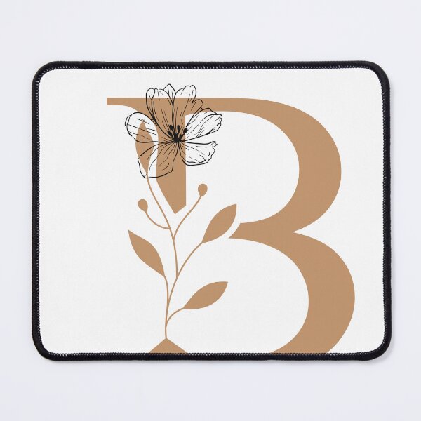 Item preview, Floral Monogram Letter B Sticker | Elegant Botanical Initial B designed and sold by Mia-sanocean.