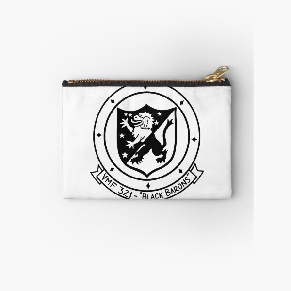 Item preview, US Marine Corps VMF-321 Black Barons Squadron Patch designed and sold by CharlieDesings.