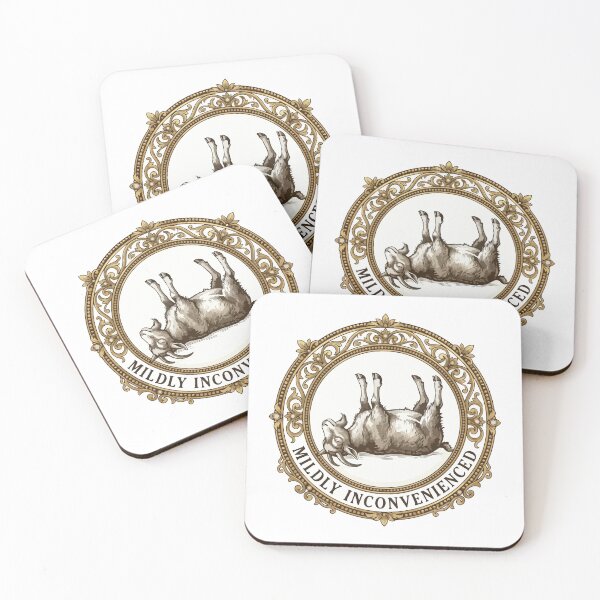 Item preview, Mildly Inconvenienced Fainting Goat Vintage Cameo designed and sold by Arc2020.