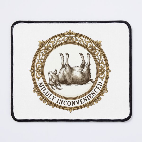 Item preview, Mildly Inconvenienced Fainting Goat Vintage Cameo designed and sold by Arc2020.