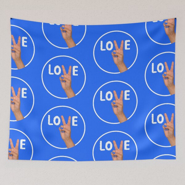 Item preview, Love and Peace Cloud Aesthetic Circle designed and sold by InanimateArt.