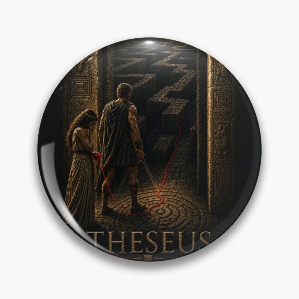 Item preview, Theseus | Cinematic Greek Mythology Movie Poster | Mythos Pictures designed and sold by Pop, Culture and Stuff.