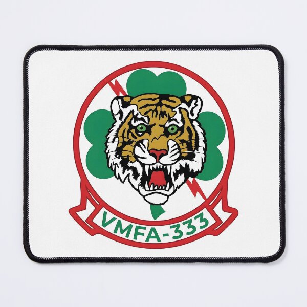 Item preview, US Marine Corps VMFA-333 Fighting Shamrocks Squadron Patch designed and sold by CharlieDesings.