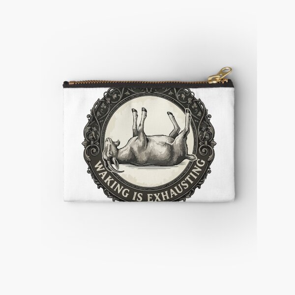Item preview, Waking Is Exhausting Fainting Goat Gothic Etching designed and sold by Arc2020.