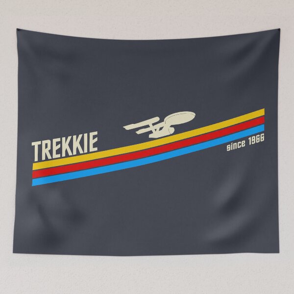 Item preview, TREKKIE – Retro Sci‑Fi Starship Silhouette (Since 1966) designed and sold by VoglR.