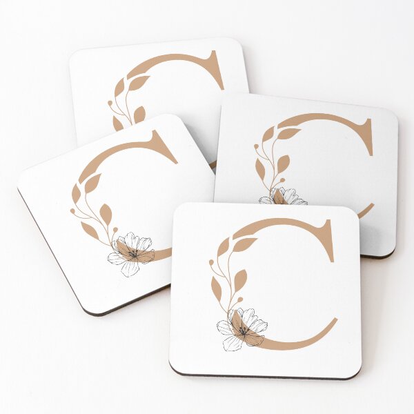 Item preview, Floral Monogram Letter C Sticker | Elegant Botanical Initial  designed and sold by Mia-sanocean.
