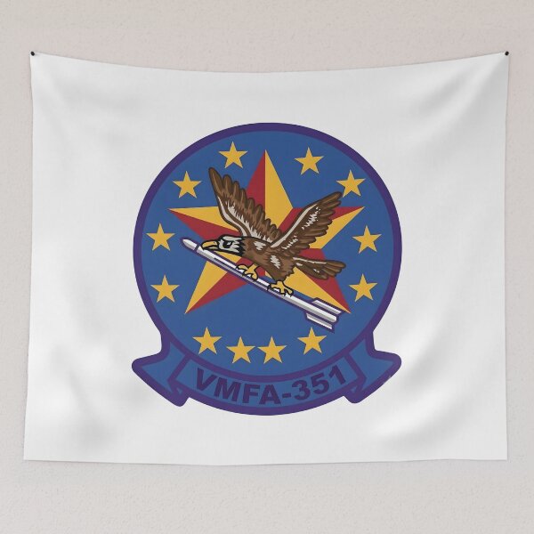 Item preview, US Marine Corps VMFA-351 Atlanta Eagles Squadron Patch designed and sold by CharlieDesings.
