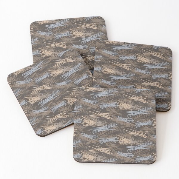 Item preview, Seamless hand drawn scratchy camo pattern with expressive brush strokes designed and sold by Olgus.