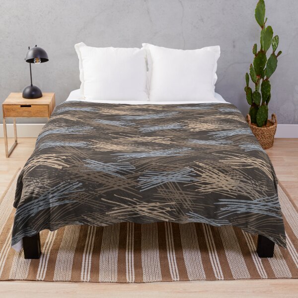 Item preview, Seamless hand drawn scratchy camo pattern with expressive brush strokes designed and sold by Olgus.