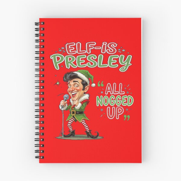 Item preview, Elvis Presley Elf-is Presley All Nogged Up Christmas designed and sold by GaffaDesigns.