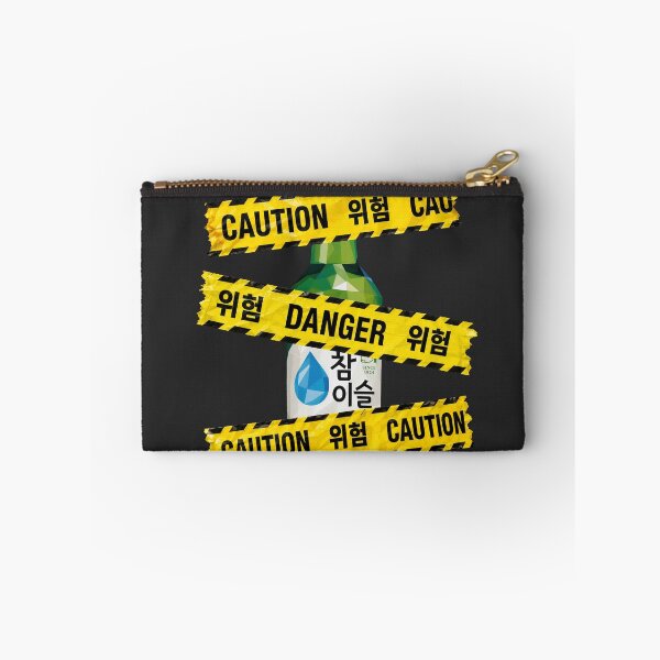 Item preview, Handle With Care Korean Soju Caution Tape designed and sold by Namidesignkr.