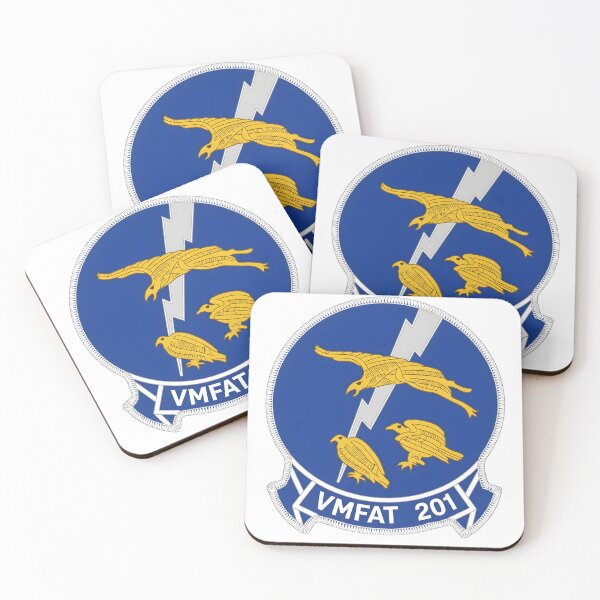 Item preview, US Marine Corps VMFAT-201 Hawks Squadron Patch designed and sold by CharlieDesings.