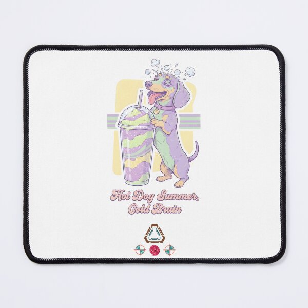 Item preview, Hot Dog Summer Cold Brain - Funny Dachshund Slushy T-Shirt designed and sold by Whimsy Trail Co.