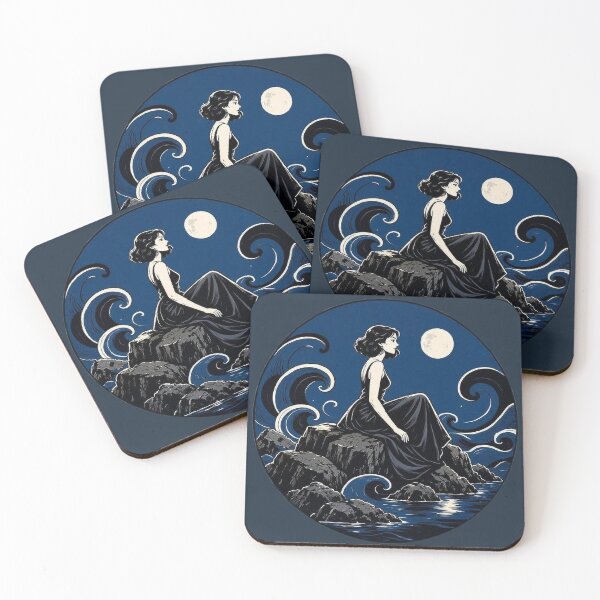 Item preview, Moonlit Tides II – Midnight Horizon designed and sold by Roberta Calabrese.