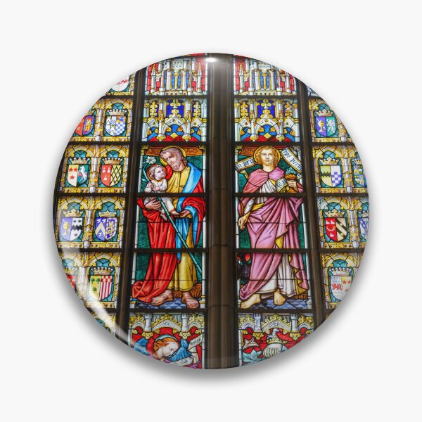 Item preview, Bruges, Belgium - Stained Glass in Basilica of the Holy Blood designed and sold by jrtwynam.