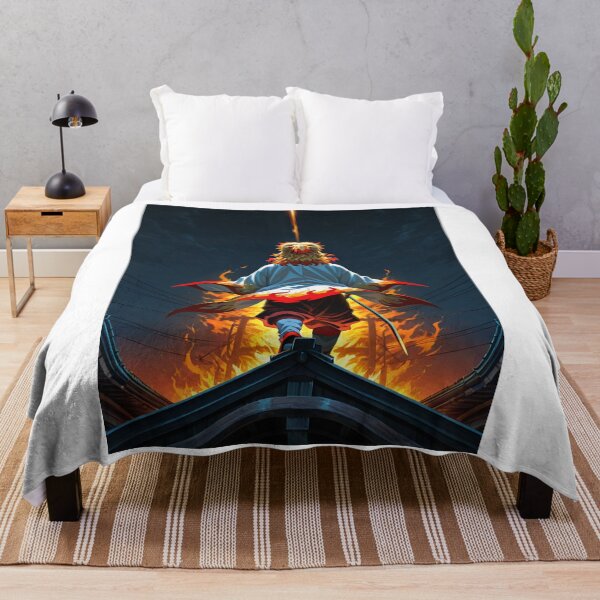 Item preview, Anime - Kyojuro Rengoku, Fiery Hero of Demon Slayer designed and sold by AnimeShin.