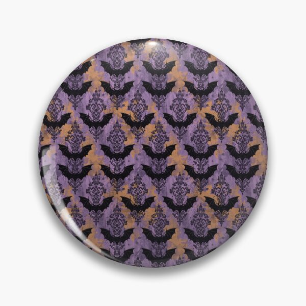 Item preview, Distressed Halloween Damask Pattern  designed and sold by LouieVanille.