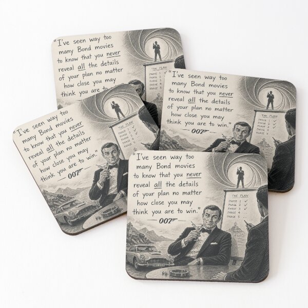 Item preview, I've seen way too many Bond movies... designed and sold by CinemaChronik.
