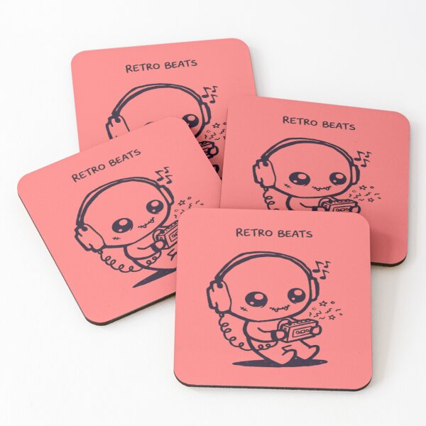 Item preview, Retro Beats Kawaii Character Headphones Cassette designed and sold by beben93.
