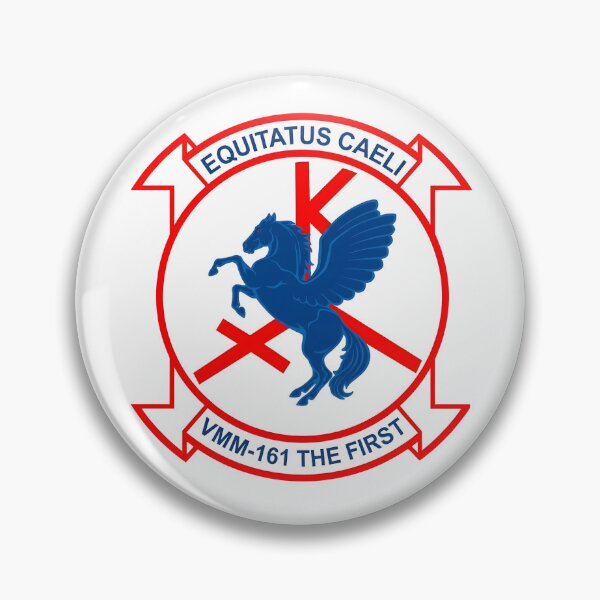 Item preview, US Marine Corps VMM-161 The First Squadron Patch designed and sold by CharlieDesings.