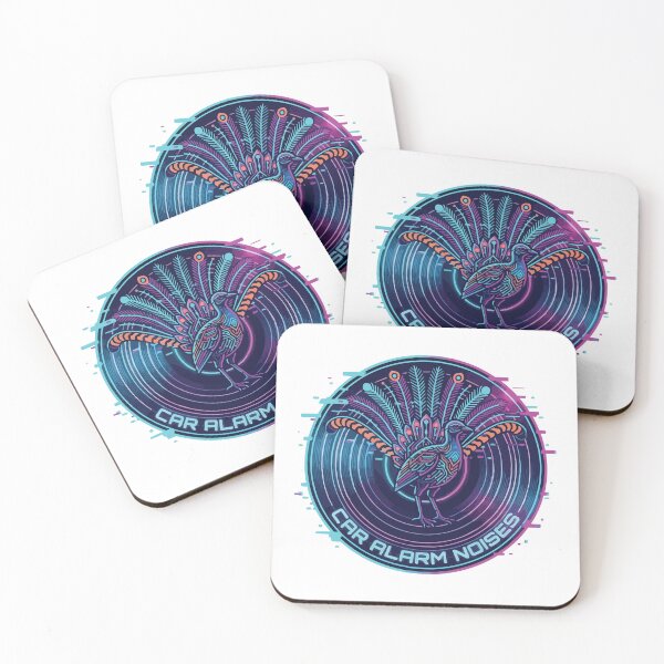 Item preview, Car Alarm Noises Superb Lyrebird Glitch Art designed and sold by Arc2020.