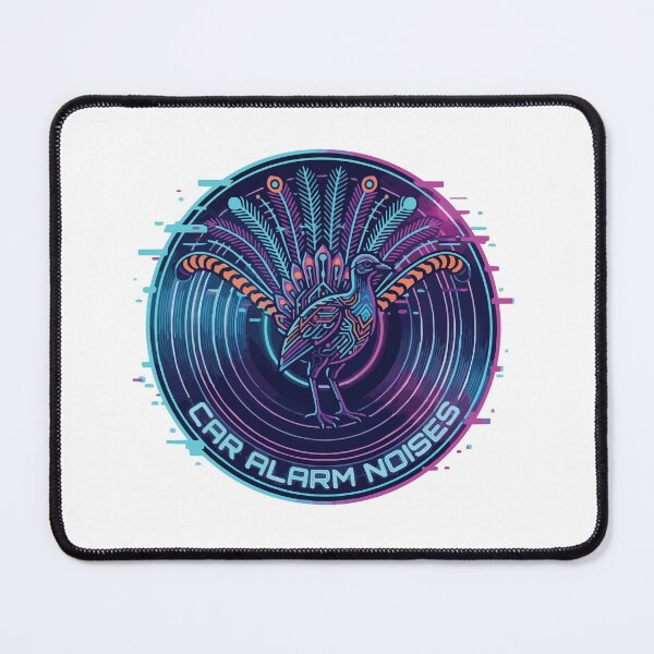 Item preview, Car Alarm Noises Superb Lyrebird Glitch Art designed and sold by Arc2020.