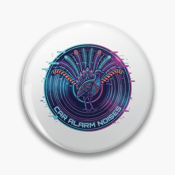 Item preview, Car Alarm Noises Superb Lyrebird Glitch Art designed and sold by Arc2020.