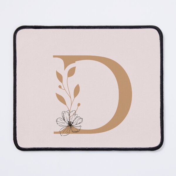 Item preview, Floral Monogram Letter D Sticker | Elegant Botanical Initial D designed and sold by Mia-sanocean.