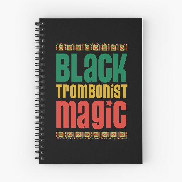 Item preview, Black Trombonist Magic African Tribal Style Black Proud Trombone Player designed and sold by Rock Paper T-Shirts.
