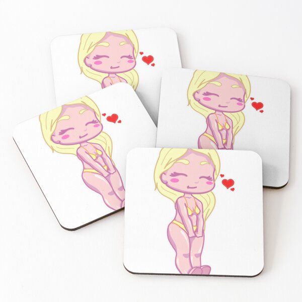 Item preview, Cute Blonde Chibi Summer Girl 2023  designed and sold by bookergibson.