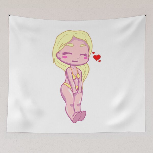Item preview, Cute Blonde Chibi Summer Girl 2023  designed and sold by bookergibson.
