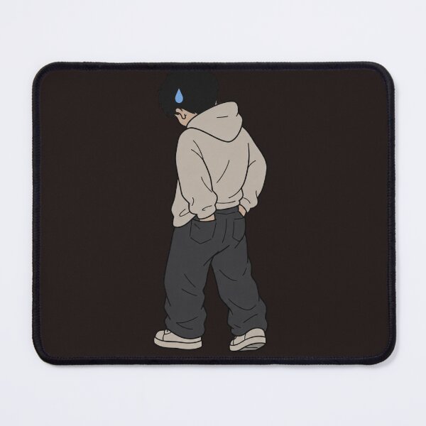 Item preview, Shy Introvert Boy | Cute Minimalist Aesthetic Character designed and sold by FusionOfTrends.