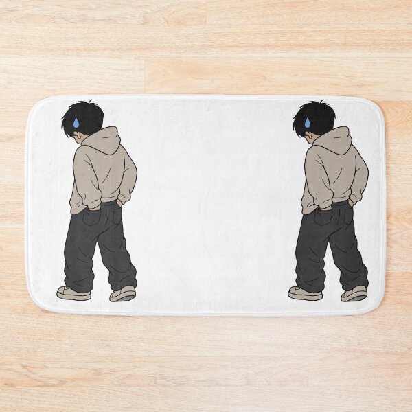 Item preview, Shy Introvert Boy | Cute Minimalist Aesthetic Character designed and sold by FusionOfTrends.