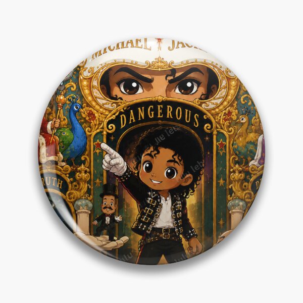 Item preview, Michael Jackson Dangerous - Kids Cartoon version designed and sold by LuluLeb.