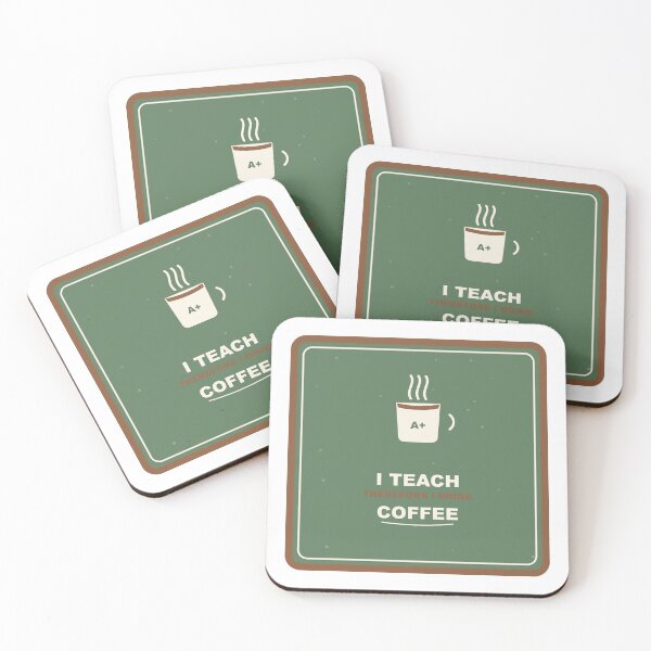 Item preview, I Teach Therefore I Drink Coffee Chalkboard Design designed and sold by Mega-Shopping.