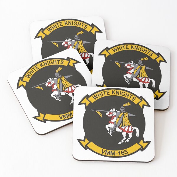 Item preview, US Marine Corps VMM-165 White Knights Squadron Patch designed and sold by CharlieDesings.