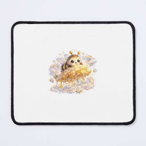 Item preview, Honey Cloud Bee Sticker designed and sold by blossomfun.