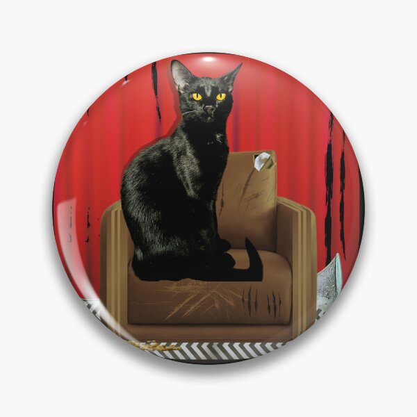 Item preview, Twin Peaks Black Cat Red Room Destruction designed and sold by pulse_retail.