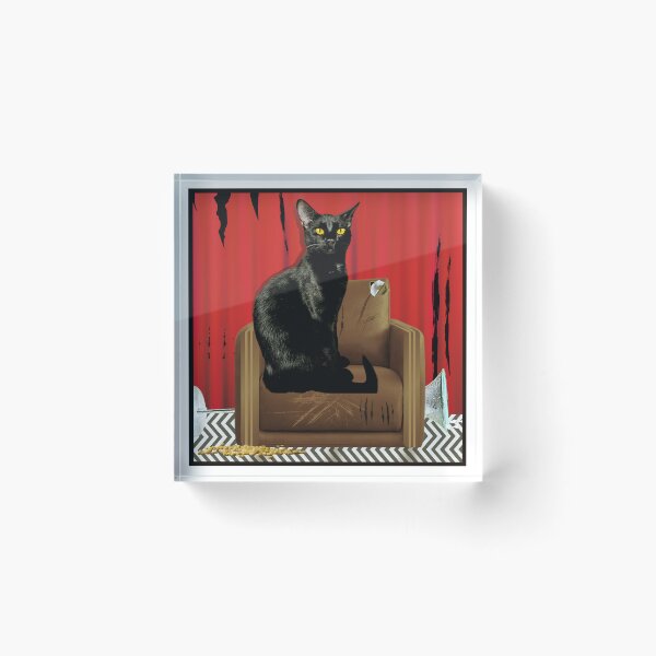 Item preview, Twin Peaks Black Cat Red Room Destruction designed and sold by pulse_retail.