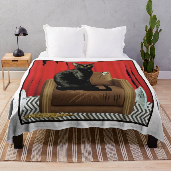 Item preview, Twin Peaks Black Cat Red Room Destruction designed and sold by pulse_retail.