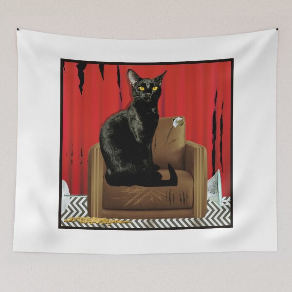 Item preview, Twin Peaks Black Cat Red Room Destruction designed and sold by pulse_retail.