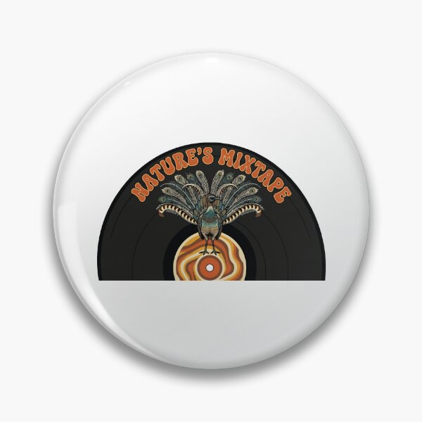 Item preview, Natures Mixtape Superb Lyrebird Retro Vinyl Meme designed and sold by Arc2020.